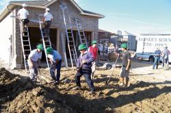 construction work on a home